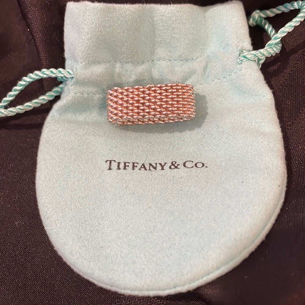 Tiffany & Co mesh ring 6